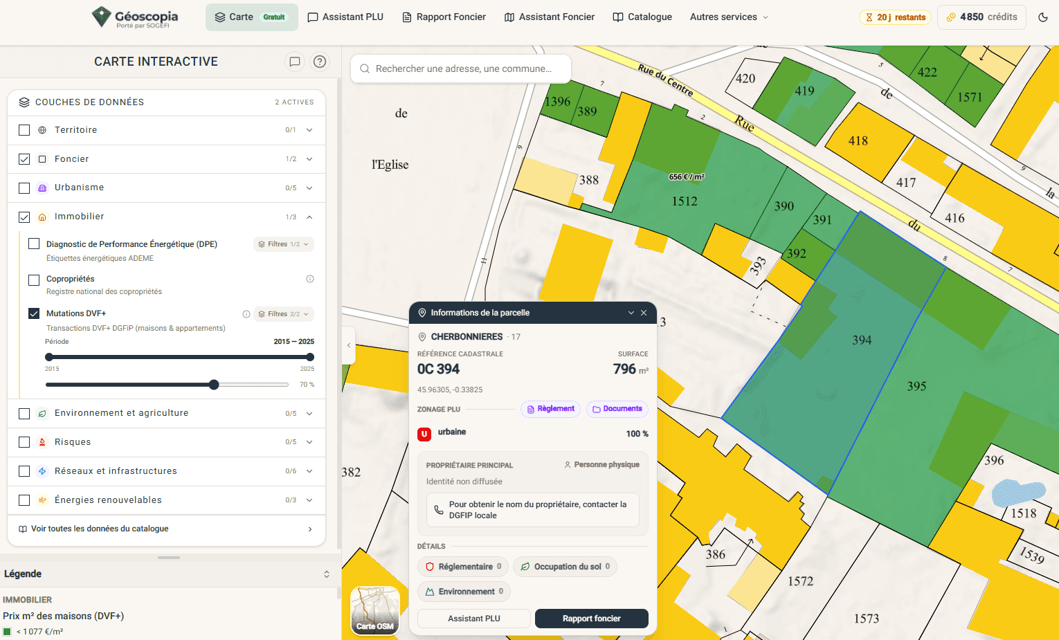 Carte interactive gratuite