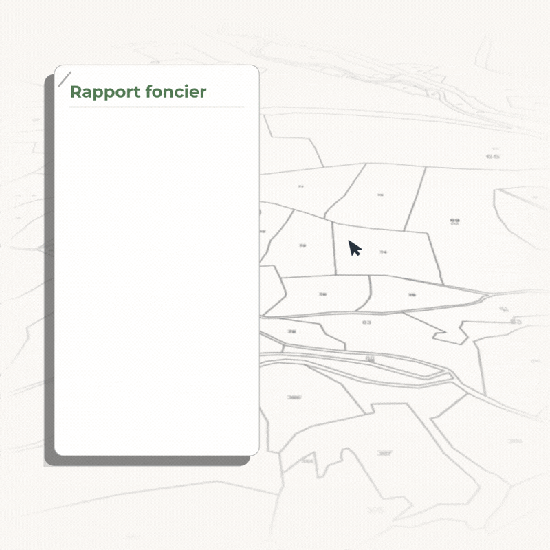 Rapport foncier emprise de projet